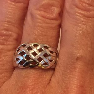 Sterling Silver Celtic Ring Size 6